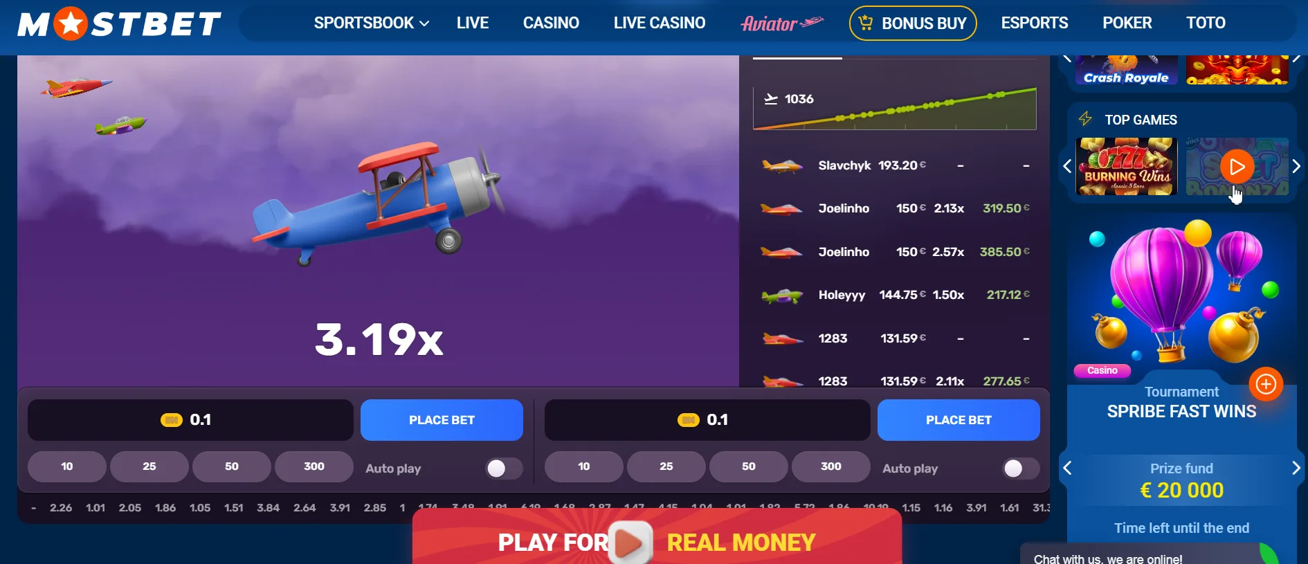 MostBet онлайн казиносындағы &laquo;Авиатор&raquo; ойыны